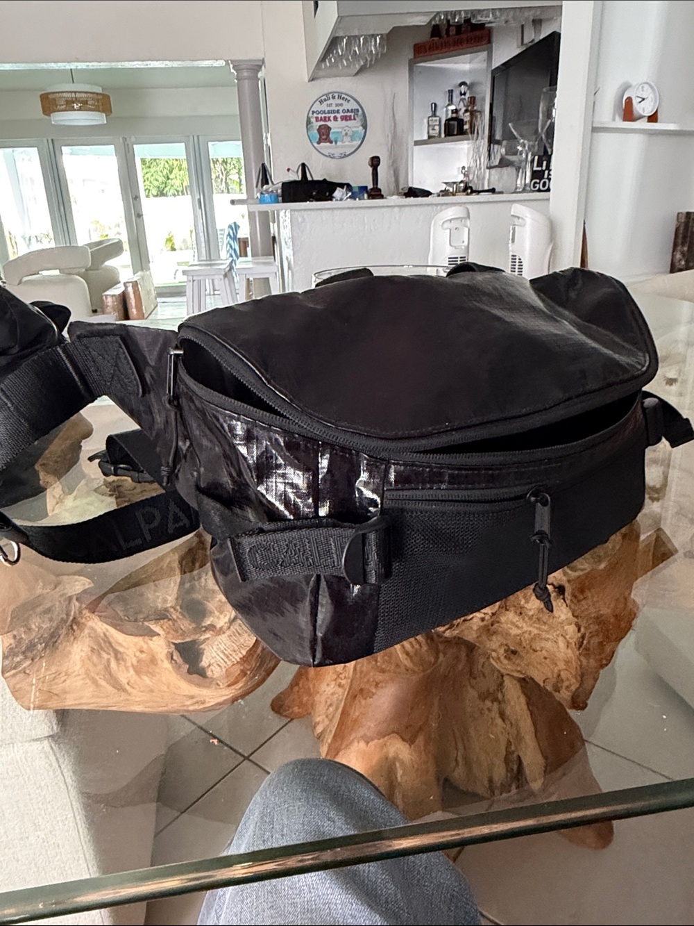 Cal Pak Black Crossbody/Shoulder Bag - Sleek Everyday Carry